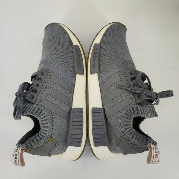Adidas Women's NMD R1 Gray Mesh Low Top Trainer Sneakers Size 7 - Picture 6 of 8